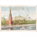 1954. Москва. Вид на Кремль.